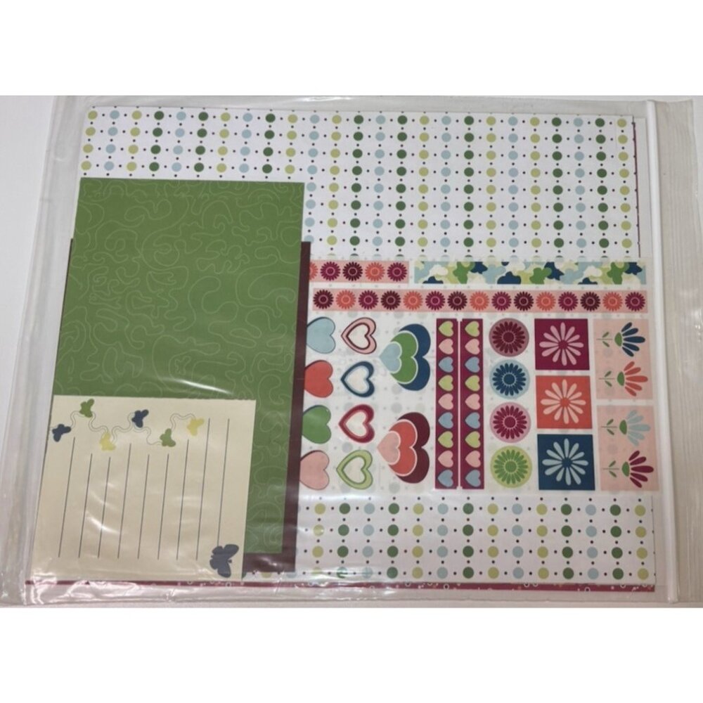 Creative Memories Album Kit Groovy Girl Stickers/Journaling Boxes/Paper/Die Cuts